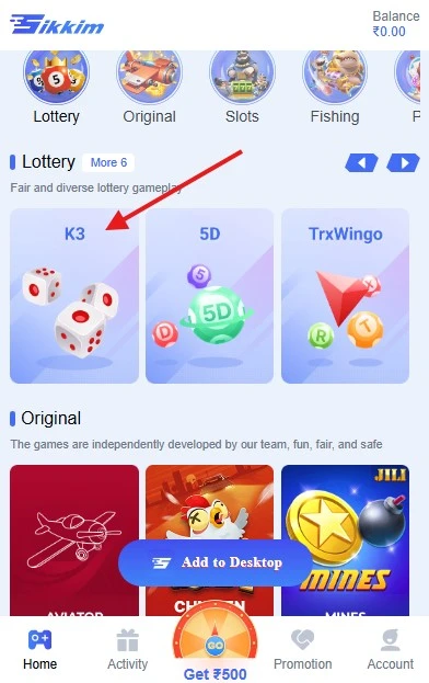 K3 game